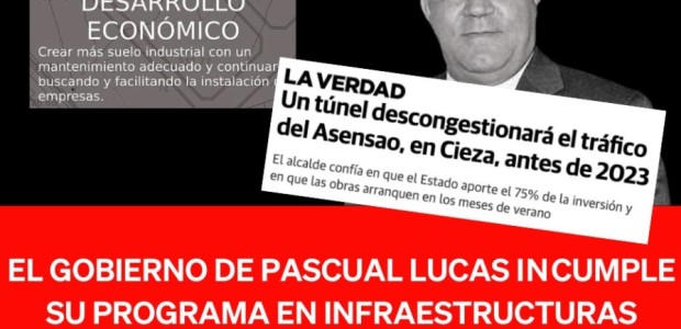 El PP afirma que el PSOE de Cieza incumple su programa en materia de infraestructuras