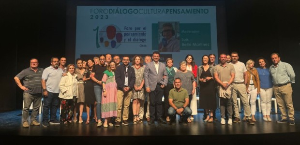 Tomás Rubio y su Pasión por Cieza en la mesa redonda de candidatos a las Elecciones Municipales