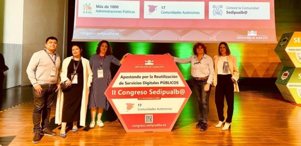 La concejal de Modernización de la Administración y funcionarios municipales participan en el II Congreso Sedipualb@ en Albacete